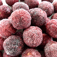 Premium Gezonde IQF Diepvries Rode Bayberry Schijfjes 100% Natuurlijk In Bulk Verpakt met Water