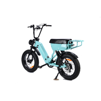 Vélo électrique en stock, vélo électrique de montagne Fatbike, UE, États-Unis, Australie, Royaume-Uni, pas cher, vélo électrique Fatbike 20 pouces à double suspension, vélo électrique d'usine