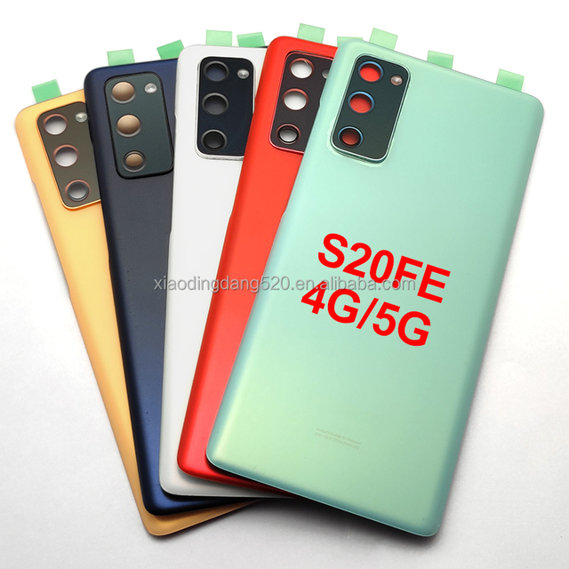 S20FE Mobile Phone Housing Rear Case Replacement Battery Door Glass S20 FE 5G 4G Back Cover for Samsung Galaxy G780 G781