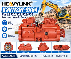 Pompe hydraulique d'excavatrice K3V112DT-9N64 pour LG920 LG922 LG923 LG925 – Pièce compatible pour engins de construction LiuGong - Product Image 1
