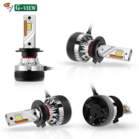 GVIEW Best-seller Kit d'ampoules de phares LED H7 Mini Size 6000K Pure White Low Beam Auto Lighting pour Accord Car 6000K Color