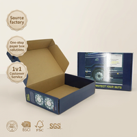 Caja de envío personalizada para pequeñas empresas, caja de correo corrugada, caja de regalo de cartón, caja de papel para embalaje de ropa y zapatos