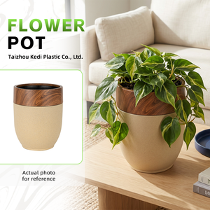 LUDU KD6752PS <span class=keywords><strong>Pots</strong></span> de fleurs pour <span class=keywords><strong>balcon</strong></span>, hôtel, décoration, plantes d'intérieur, jardinières mignonnes en plastique pour plantes de jardin - Product Image 1