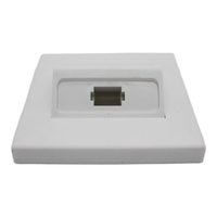 Approvisionnement d'usine 1F Fiber Optique mural 2 core socket FTTH box 2 port Rosette box