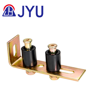 Support de rouleau en nylon robuste, rail en acier, poulie pour application de <span class=keywords><strong>porte</strong></span>, roulement fluide, conception chinoise, installation durable par vis - Product Image 1