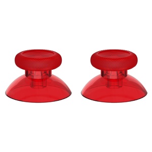 Kit de Reparación de Joysticks Personalizados EXtremeRate Transparentes Rojos, Palancas de Repuesto para Control de Xbox Series X S - Product Image 1