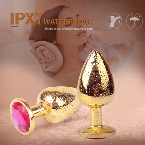 S-HANDE Edelstahl <span class=keywords><strong>Anal</strong></span> Butt Plug mit Diamant Kristall Dekorative Set Wasserdicht Diskrete Erwachsene Sexspielzeug für Männer und Frauen - Product Image 3