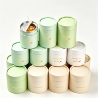 Tube en papier kraft de qualité alimentaire personnalisé pour capsules d'huile de poisson, suppléments vitaminiques, emballage cylindrique avec couvercle facile à ouvrir