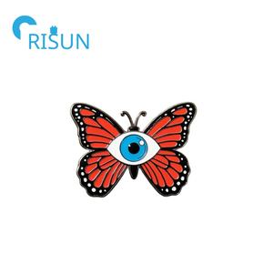 Broche œil bleu en métal, fabrication de badges, broche œil <span class=keywords><strong>mal</strong></span>éfique en émail dur personnalisée, tendance mode - Product Image 2