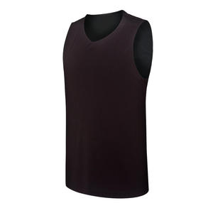 100% Polyester Digital Printing Stretchy Ribbed Training <b>Vest</b> Fitness Top For Men Sleeveless Shirts - Product Image 3