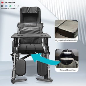 Sedia a Rotelle Manuale Dragon DW-MW2411 in Lega di Alluminio - Design Pieghevole Leggero con Braccioli Reclinabili Certificata <span class=keywords><strong>CE</strong></span> - Product Image 4