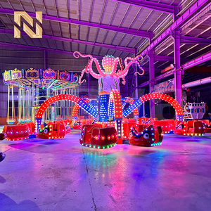 Manège de fête foraine Fly Polyp Octopus, manège rotatif géant en forme de pieuvre pour parc d'attractions, vente - Product Image 2