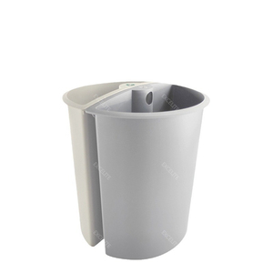 <span class=keywords><strong>Poubelle</strong></span> d'intérieur élégante pour chambre d'hôtes, <span class=keywords><strong>tri</strong></span> des déchets, <span class=keywords><strong>design</strong></span> carré ou rond, boîte en cuir peint, utilisation hôtelière - Product Image 5