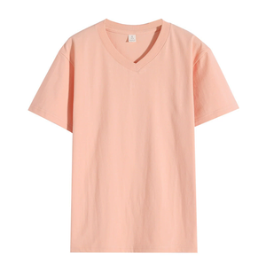 <span class=keywords><strong>T</strong></span>-<span class=keywords><strong>shirt</strong></span> <span class=keywords><strong>col</strong></span> <span class=keywords><strong>V</strong></span> à manches courtes 210g pour <span class=keywords><strong>homme</strong></span>, coupe ample, en coton respirant, style japonais, sous-<span class=keywords><strong>v</strong></span>êtement de superposition, logo personnalisé - Product Image 3
