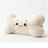 Bantal Tulang Plush Lucu Baru Isi Kapas PP Super Lembut Pereda Stres Bantal Kaki Nyaman untuk Tidur Hadiah Pesta