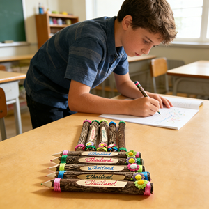 ดินสอสีไม้จัมโบ้ของไทย - Product Image 6