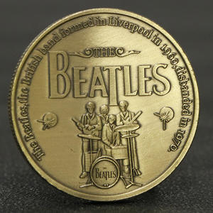 Wowei Rock Band britannica cantante <span class=keywords><strong>chitarrista</strong></span> moneta commemorativa antico bronzo fusione incisione monete metalliche - Product Image 2