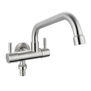 Vanne de distribution d'eau en laiton, raccord en T, durable, de qualité industrielle, pour machine à laver - Product Image 1
