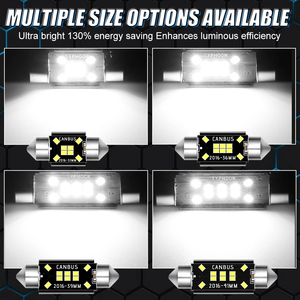 Dc 12V Festoon Xe <span class=keywords><strong>D</strong></span>ẫn bóng đèn 31/36/39/41mm c3w C5W c7w C10W 2016 8 10SMD tự động mái vòm bản đồ đọ<span class=keywords><strong>c</strong></span> số đèn tấm giấy phép chiếu sáng - Product Image 6