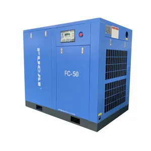 Efficacité énergétique élevée 37kw 50hp de la vis rotative d'air de machine de compresseur d'air de vente directe d'usine de FUCAI