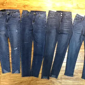 Gzy Overstock Liquidatie Dames Jeans Fabriek Overschrijdingen Afslanken Jeans Overschot Kleding