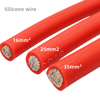 Fils électriques échoués à haute tension bon marché d'usine caoutchouc de silicone résistant nu simple solide