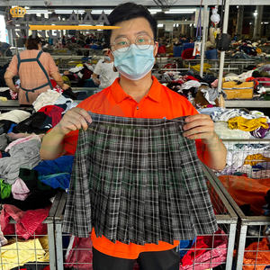 Ukay Recycled Vintage <strong>Tartan</strong> Schoolgirl JK Skirt Ladies' Pre-loved Pleated Summer Uniform Used <strong>Clothes</strong> From the UK - Product Image 4