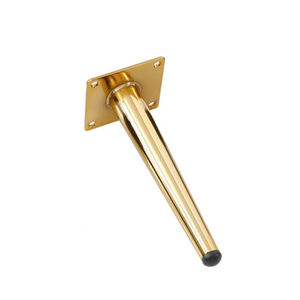 Vendita calda moderna di lusso lato comodino TV piedistallo mobili in metallo mobile letto divano gambe per divano oro acciaio nero Villa divano divano - Product Image 5