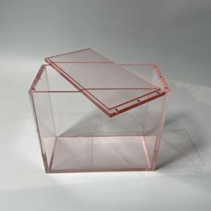 Vente en gros de protection UV personnalisé Pokemon ETB Pokemon cartes à collectionner vitrine colorée en acrylique avec couvercle magnétique - Product Image 3