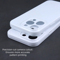Coque Souple en TPU 3D par Sublimation pour iPhone 17 16 15 14 13 12 11 Pro Max – Protection Luxe, Flexible, Antichoc, Étanche, Personnalisable (DIY)