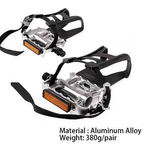 Pédale <span class=keywords><strong>de</strong></span> vélo <span class=keywords><strong>de</strong></span> <span class=keywords><strong>route</strong></span> WELLGO, pédale <span class=keywords><strong>de</strong></span> VTT avec support <span class=keywords><strong>de</strong></span> pied, pédale <span class=keywords><strong>de</strong></span> vélo avec embout en forme <span class=keywords><strong>de</strong></span> bouche <span class=keywords><strong>de</strong></span> chien, pédale fixe avec clips pour les orteils, ensemble M248 - Product Image 3