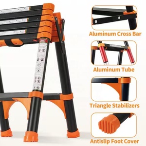 Échelle télescopique Deliladder, petite échelle télescopique pour la maison, facile à utiliser et à transporter - Product Image 5