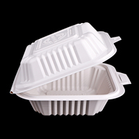 Conteneur jetable en PP blanc personnalisé de 17 oz pour hamburgers, produits de boulangerie, gâteaux, pâtisseries et snacks – Vente en gros