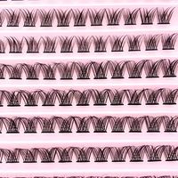 Kit de cluster de cils de marque privée Extensions de cils de segment Double colle de cils personnalisée Bond et sceau Kits de cluster de cils de bricolage