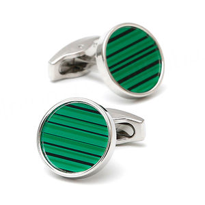 Mancuernillas de Lujo Lisas, Nuevas, Minimalistas, Elegantes, Clásicas, Redondas, Plateadas, para Camisas Formales de Hombre - Product Image 2