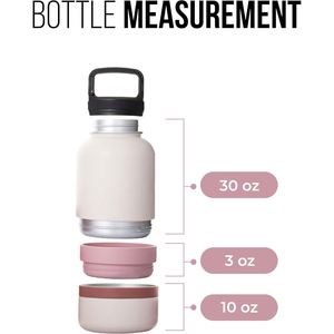 Bouteilles d'eau isothermes portables en acier inoxydable pour animaux de compagnie, idéales pour les activités de plein air et les voyages, qualité alimentaire - Product Image 3