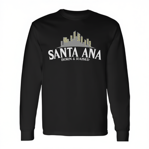Santa Ana Born & Raised T-shirt à manches longues, design City Pride, Californie, États-Unis - Product Image 2