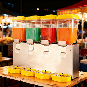 Machine à slush 220V 45KG en acier inoxydable, distributeur de jus 4 saveurs pour restaurant, bar, agents de <span class=keywords><strong>recrutement</strong></span> dans le monde entier - Product Image 2