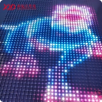 Pantalla LED XQD Personalizada WS2811 P50 SPI RGB Transparente, Resistente al Agua, con SDK para Señalización en Centros Comerciales, Tiendas Minoristas y Ascensores