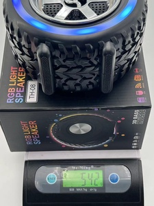 Thiết Kế Mới Bluetooth Loa Âm Thanh Với RGB Ánh Sáng Âm Nhạc Máy Nghe Nhạc Xe Hình Dạng Bánh Xe Loa Không Dây Mini Loa Hỗ Trợ <span class=keywords><strong>TF</strong></span> U Đĩa - Product Image 6