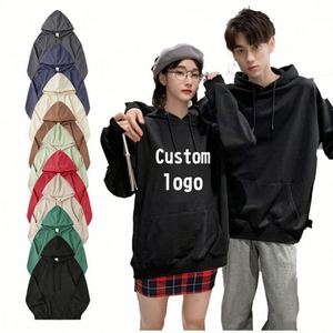 Blank Custom Long Sleeve Winter Cotton French Terry Pullover Sweatshirt <b>Thin</b> Couple Crew Neck <b>Hoodies</b> & Sweatshirts - Product Image 3