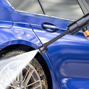 ปืนฉีดน้ำล้างรถไร้สาย SUITU แบตเตอรี่ลิเธียม 7.4V ปืนฉีดน้ำแรงดันสูงสำหรับทำความสะอาดรถยนต์ พร้อมสายยางยาว 10 เมตร และถัง - Product Image 4