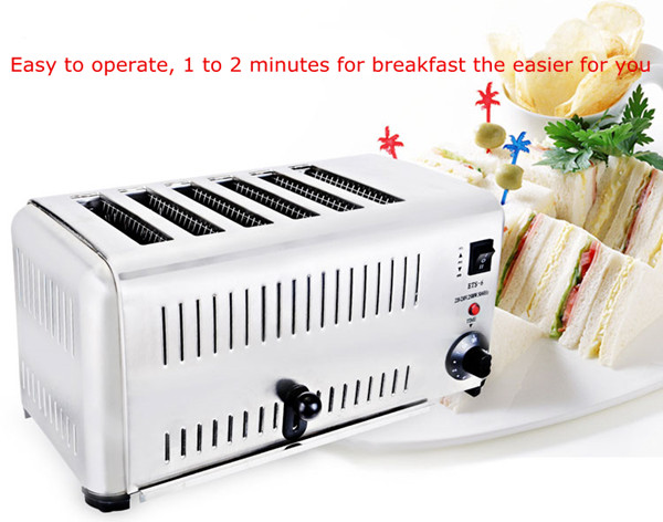Домашний кухонный тостер, устройство для приготовления сэндвичей, 6 кусочков хлеба, тостов Toastmaster, горячая Распродажа