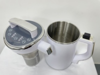 Licuadora Multifuncional de Acero Inoxidable de 1.3L, Motor de Cobre Puro, Filtro de Acero Incorporado, Conservación del Calor, 800W Eléctrica para Leche