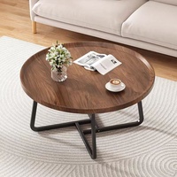 Table basse moderne de petite taille pour salon, durable et facile à nettoyer, avec un design simple de table d'appoint pour canapé