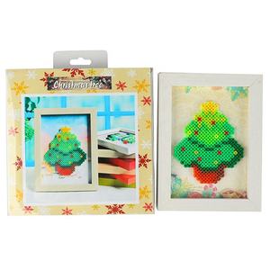 Nouveauté 2025 : Kit de perles <span class=keywords><strong>Hama</strong></span> <span class=keywords><strong>3D</strong></span> écologiques pour animaux de Noël, modèles éducatifs, cadre photo, perles de 5 mm, logo personnalisé - Product Image 4