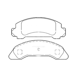 แผ่นรอง SDCX D326-7224 / E69Z-2001-A / E69Z-2001-B / E79Z-2001-A สำหรับรถบรรทุก Aerostar / Bronco - Product Image 2