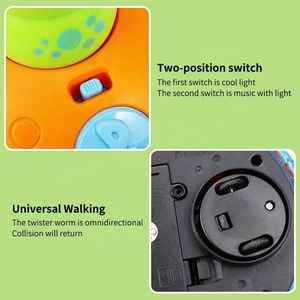 Giocattolo Elettrico a Forma di Bruco Sassofono per Neonati, Altalena Sensoriale con Musica, Giocattolo Cantante in Plastica per Bambini - Product Image 5