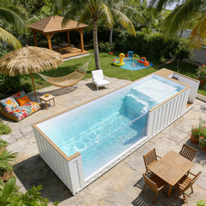 Piscine hors sol en fibre de verre pour conteneur de 20 pieds et 40 pieds, piscine hors sol, jacuzzi, spa, piscine - Product Image 1