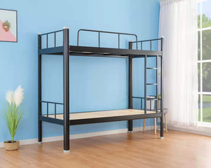 Cama plegable de acero para la escuela, mueble de dormitorio, litera de metal, gran promoción - Product Image 2